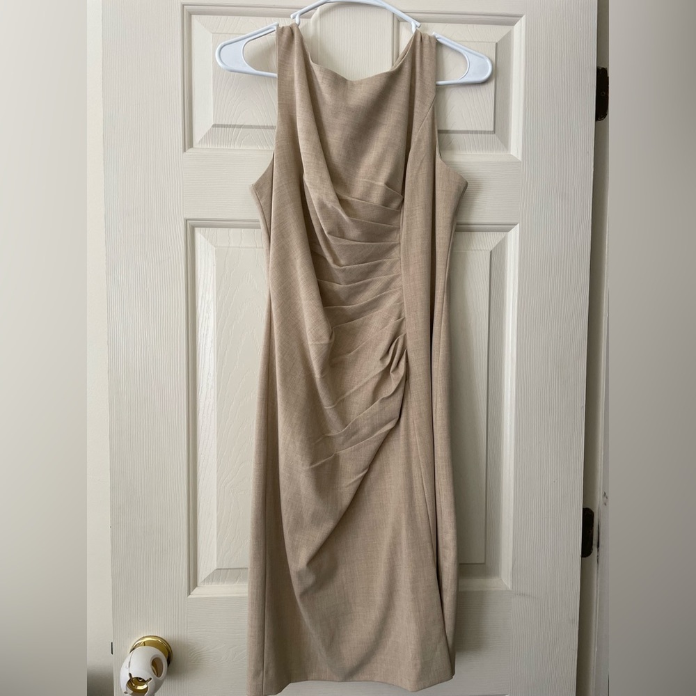Calvin Klein Beige Dress, Size 8